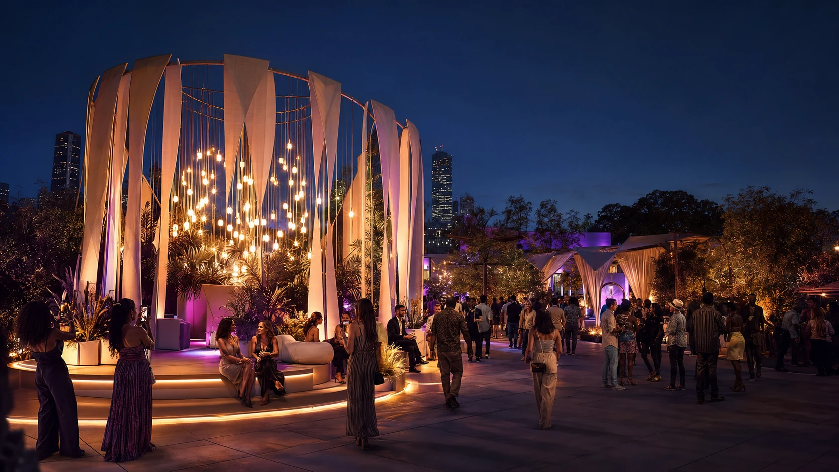 Immersive experiential activation at a major public event